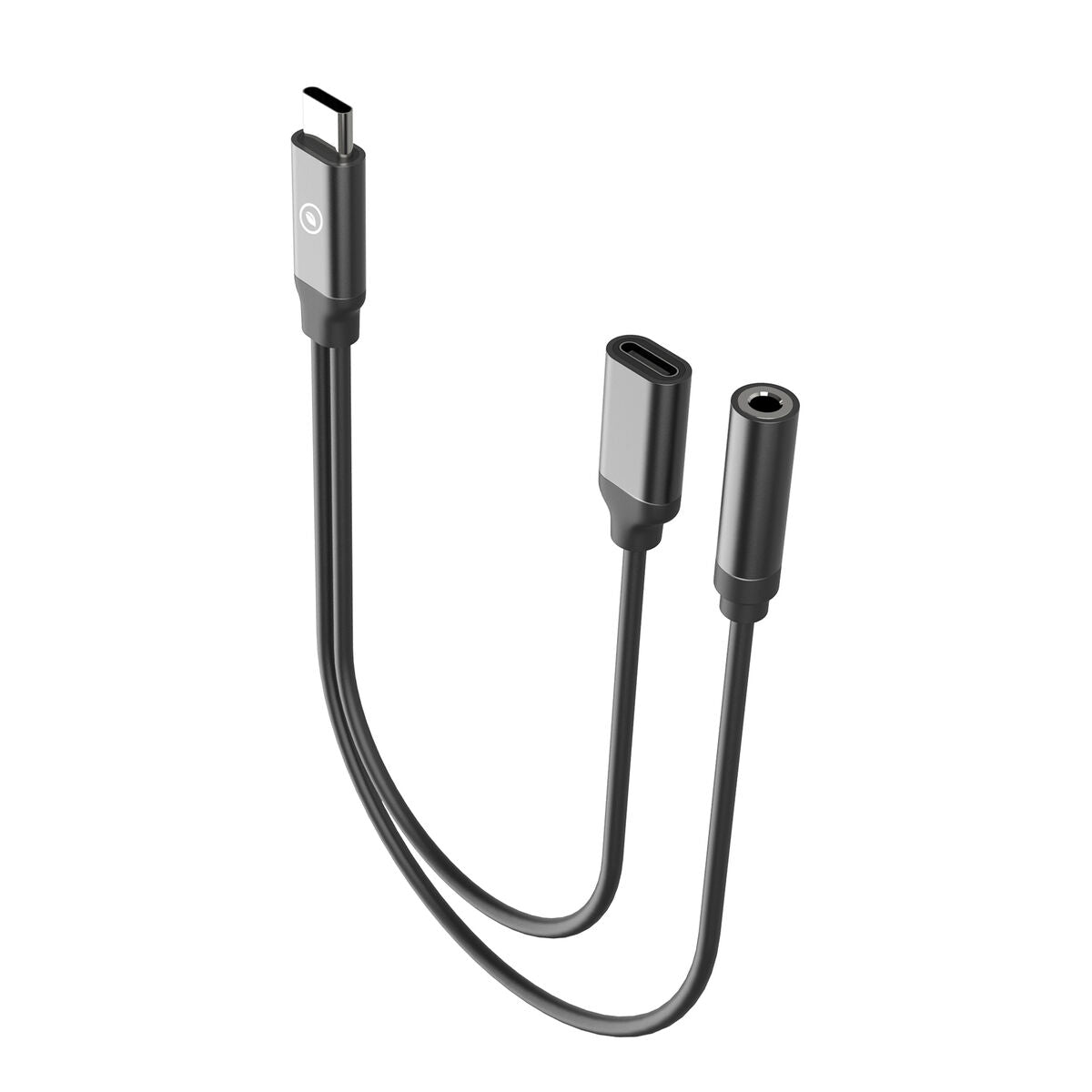 Adaptateur Audio Jack Muvit for Change Noir