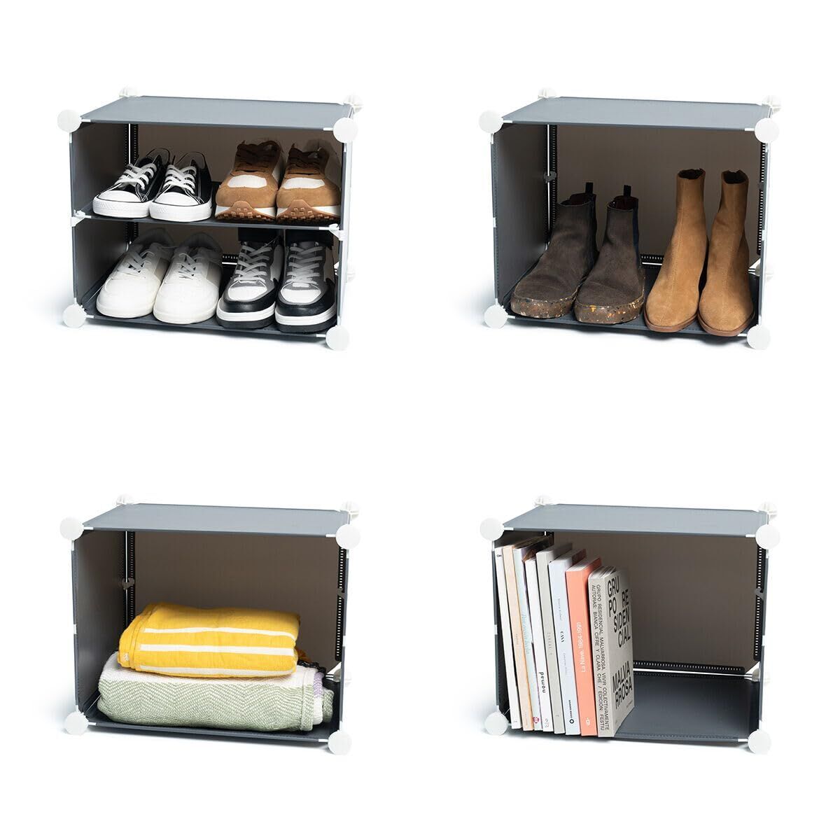 Armoire à chaussures Gris (Reconditionné B)