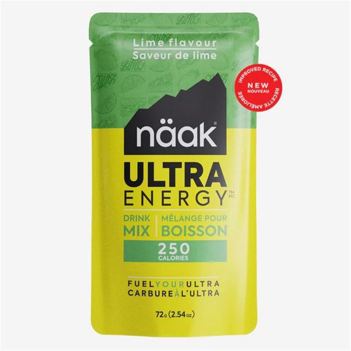 Boisson énergétique naak Ultra Energy 72 g Citron