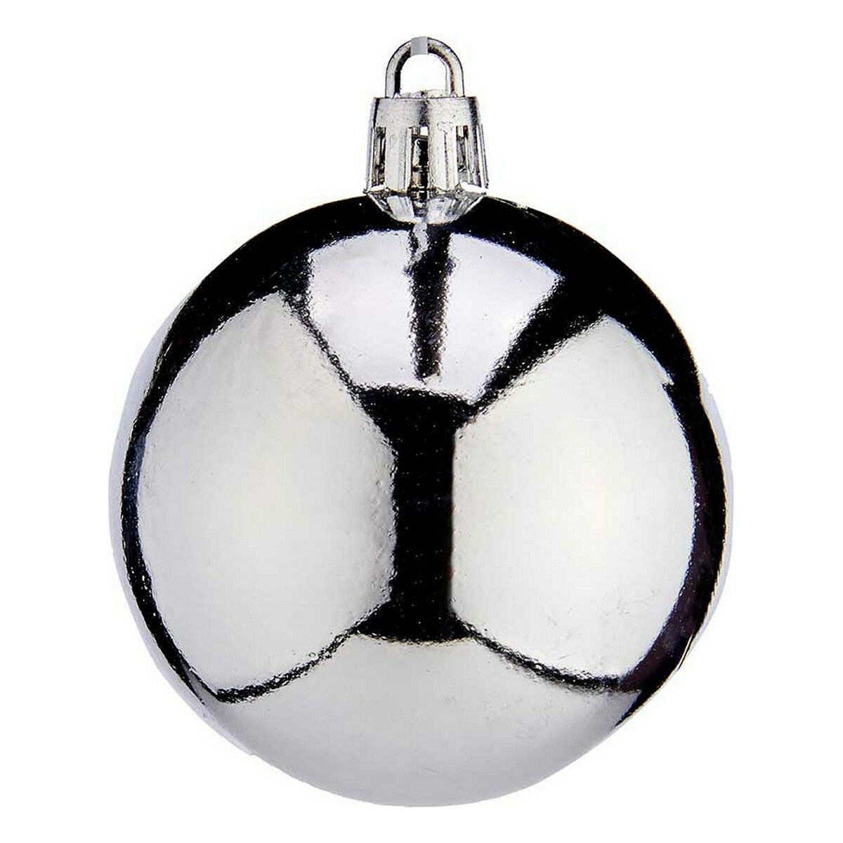 Boules de Noël Krist+ K1912477-3 Argenté Plastique Ø 6 cm 24 Unités