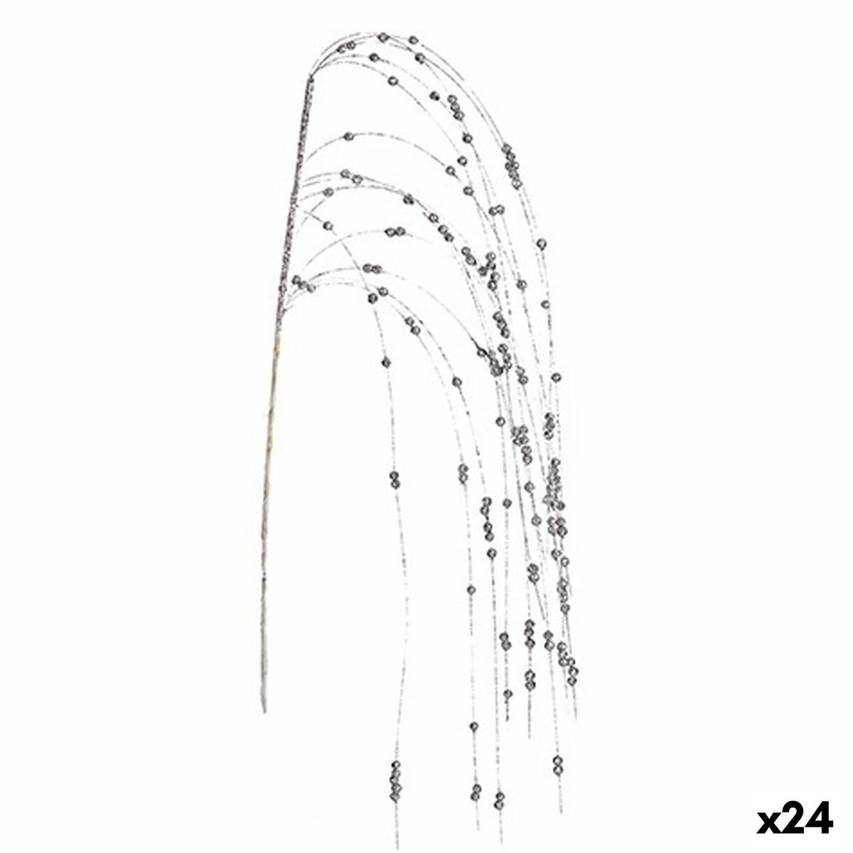 Branche Krist+ Argenté Baies 100 x 3 x 5 cm (24 Unités)