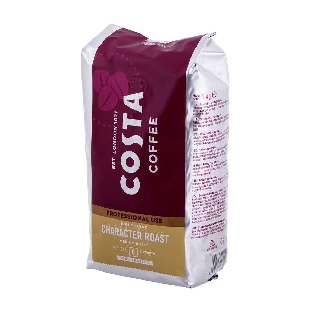 Café en grains Costa Coffee BRIGHT BL 1 kg