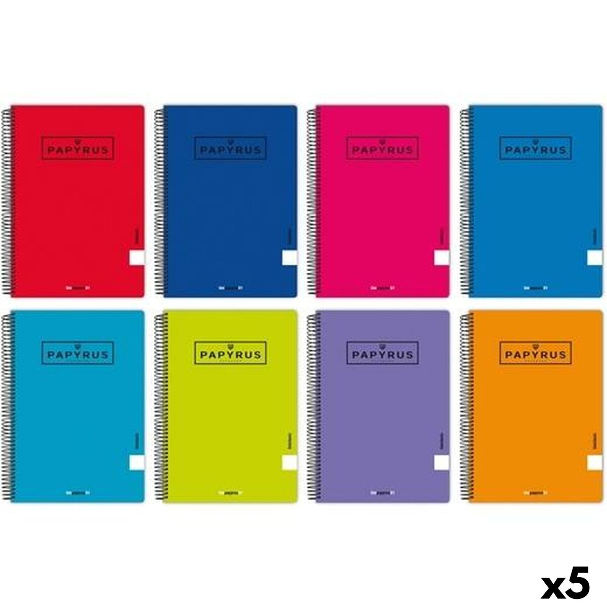 Cahier Papyrus 01-UNICLASIC quarto 80 Volets (5 Unités)