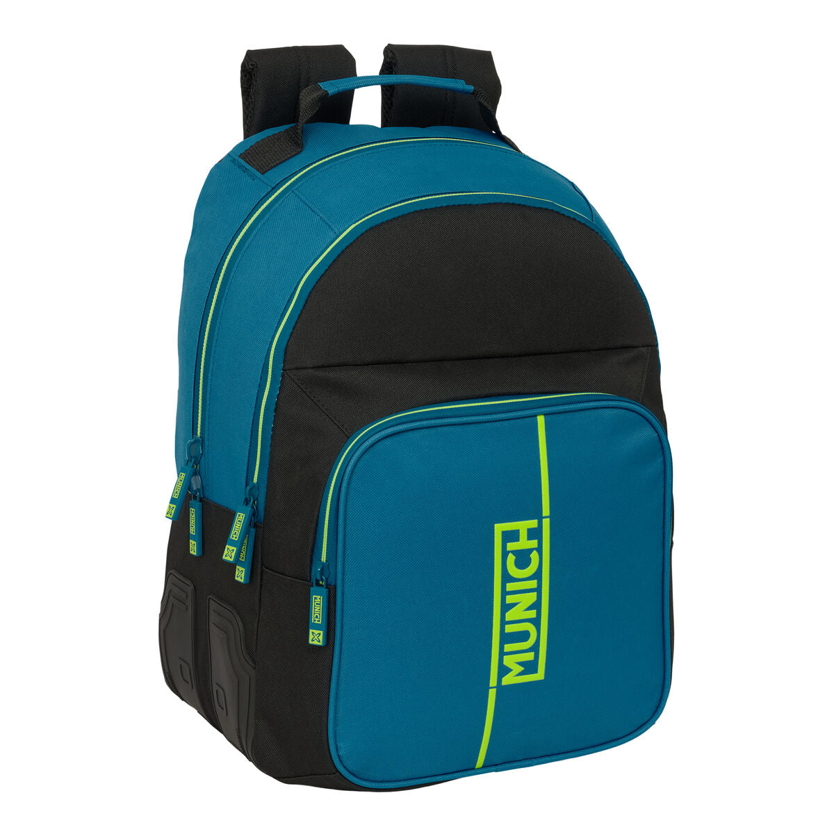 Cartable Munich Land Noir Vert 32 x 42 x 15 cm
