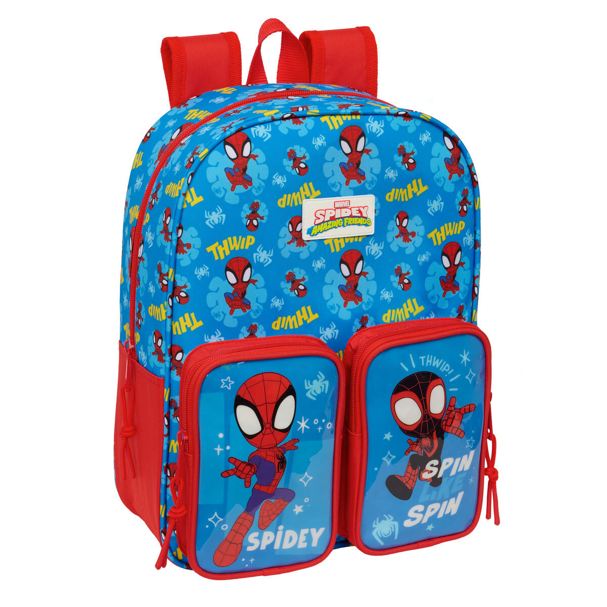 Cartable Spider-Man Bleu Rouge 26 x 34 x 11 cm