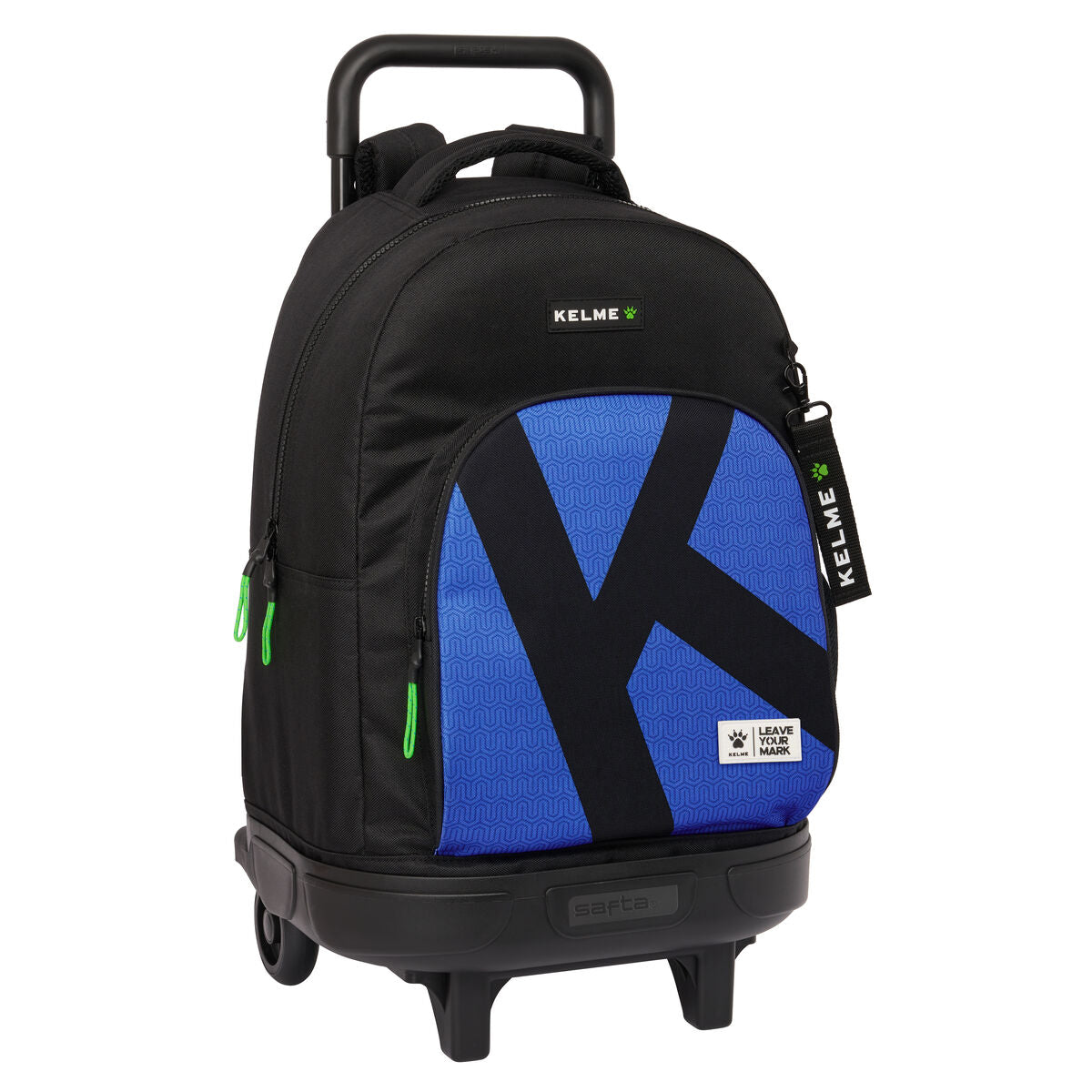 Cartable à roulettes Kelme Royal Bleu Noir 33 X 45 X 22 cm