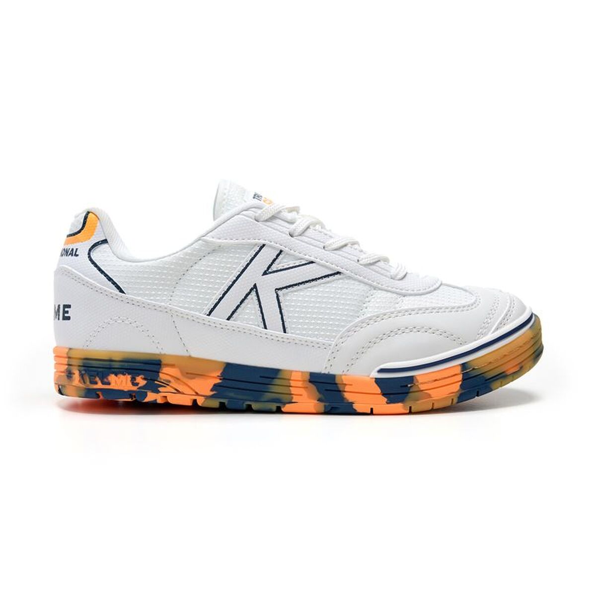 Chaussures de Futsal pour Enfants Kelme Trueno Lace Blanc