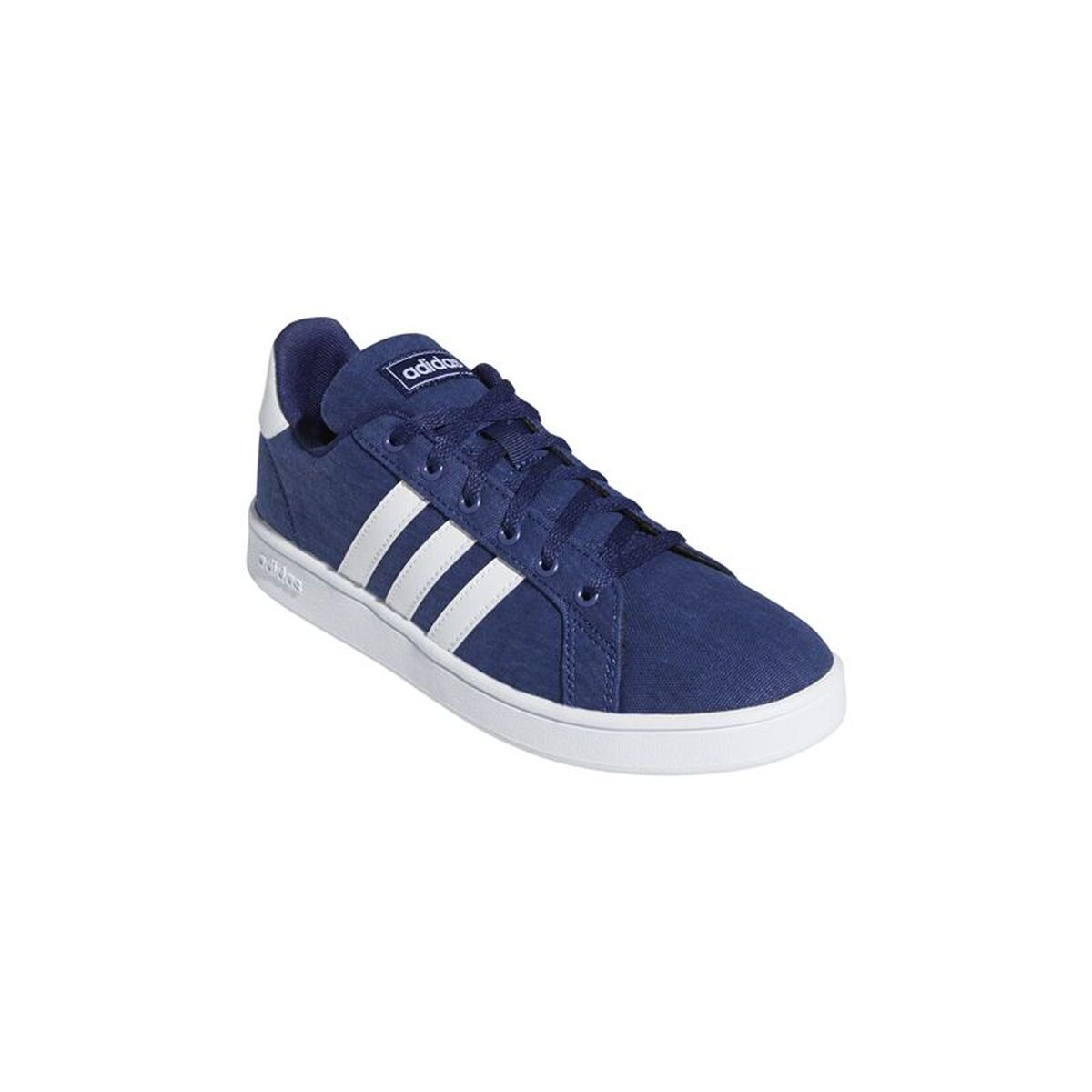 Chaussures de Sport pour Enfants Adidas Grand Court Bleu foncé