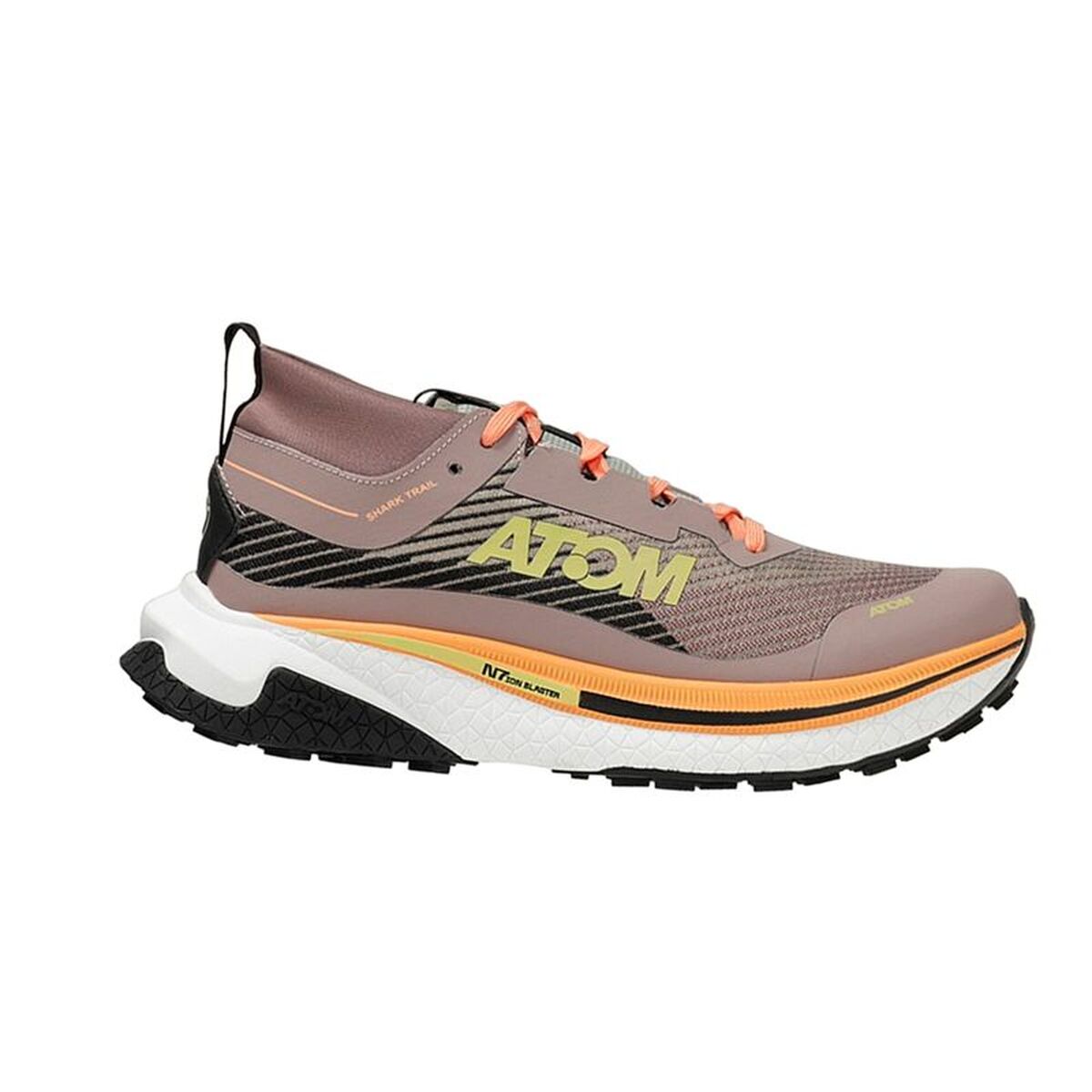 Chaussures de trail pour homme (course en montagne) Atom AT139 Shark Trail Blast Marron Clair