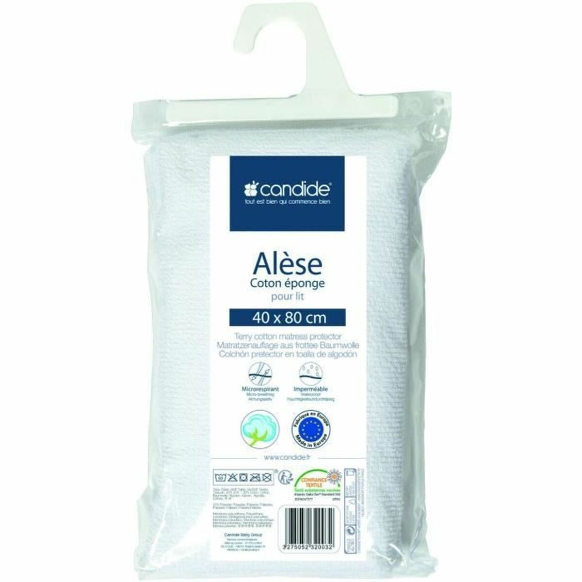 Cot protector Candide White