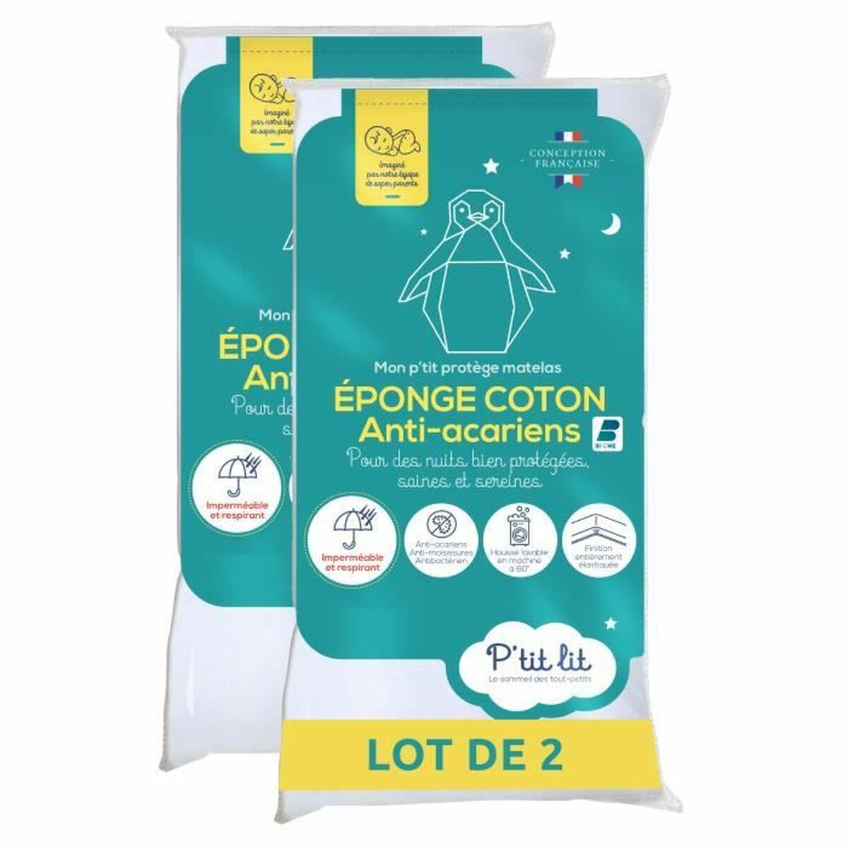 Cot protector P'TIT LIT White