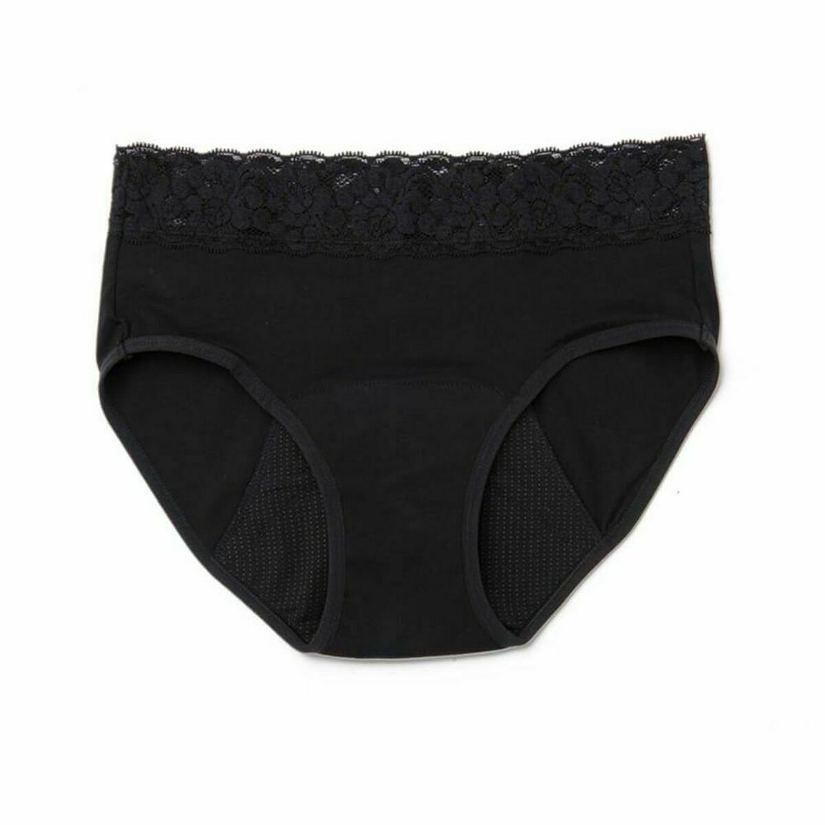 Culotte menstruelle Platanomelón PM666-1 Noir Dentelle