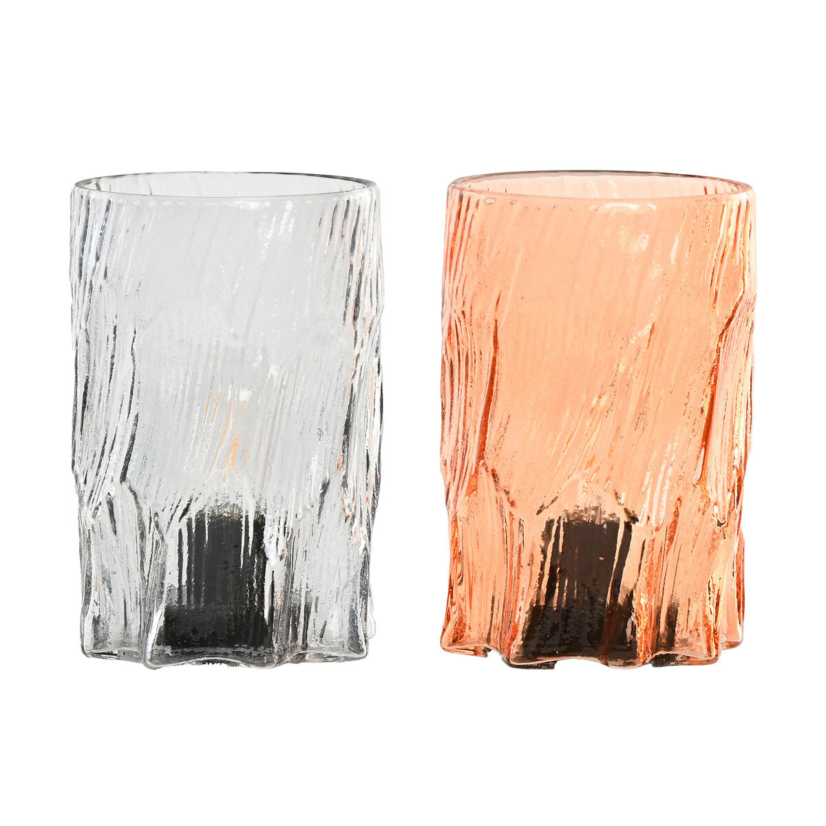 Décoration lumineuse Home ESPRIT Verre Urbaine 10 x 10 x 16 cm (2 Unités)