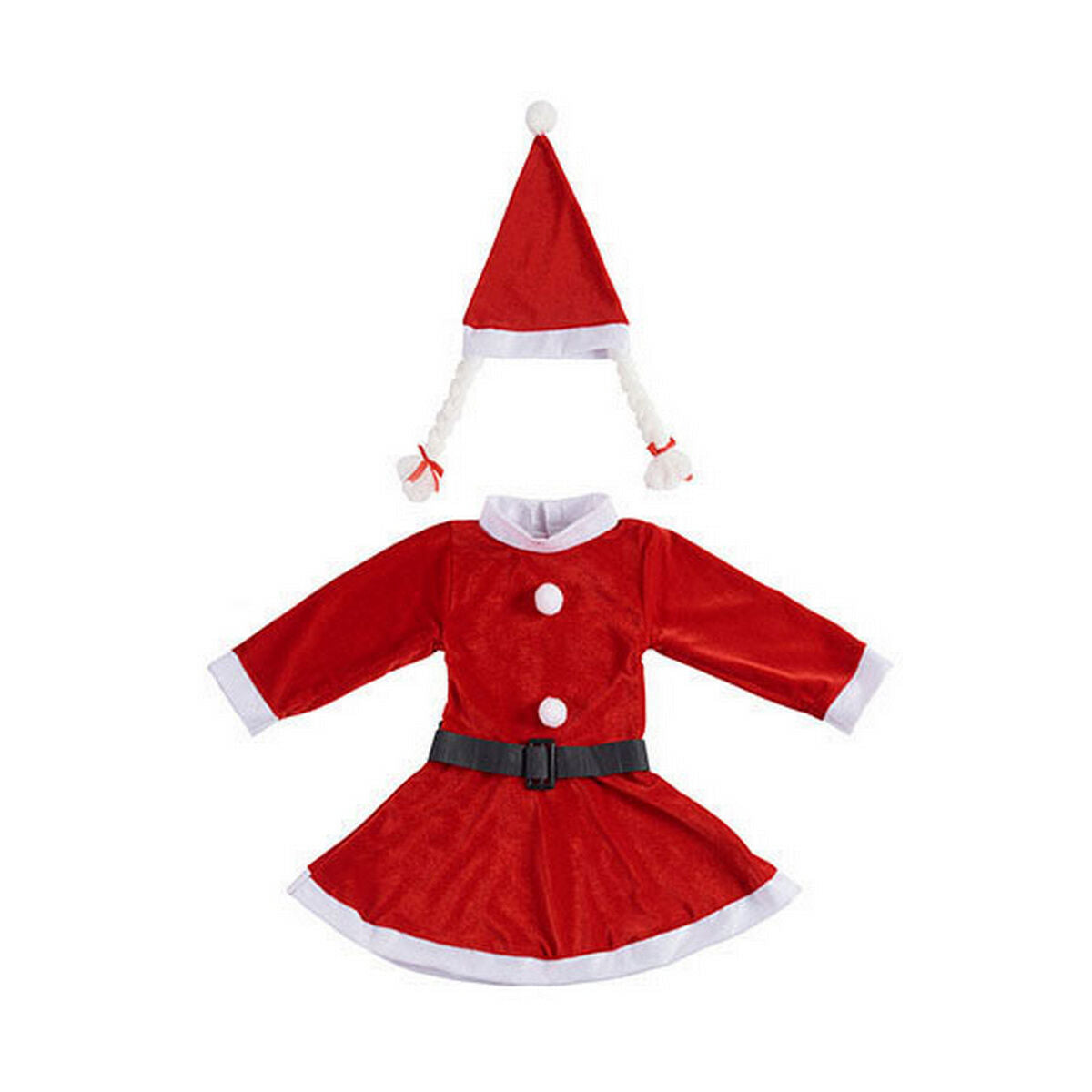 Déguisement pour Enfants Krist+ Blanc Rouge Maman Noël 9-13 Ans