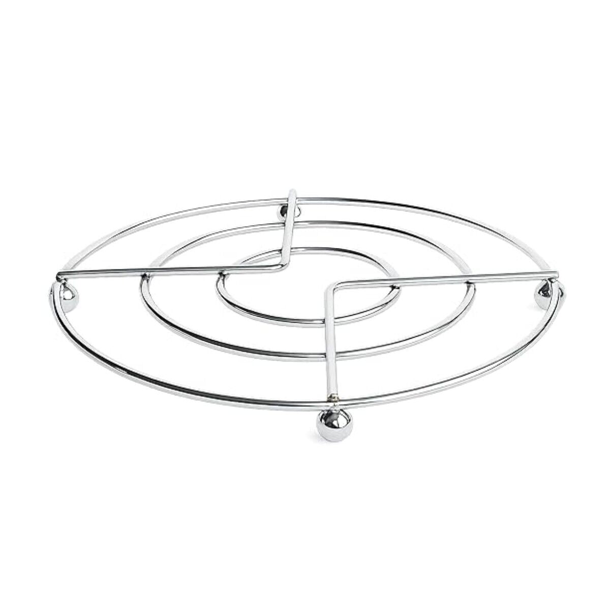 Dessous de Plat Pliable Acier chromé ø 22 x 22 cm