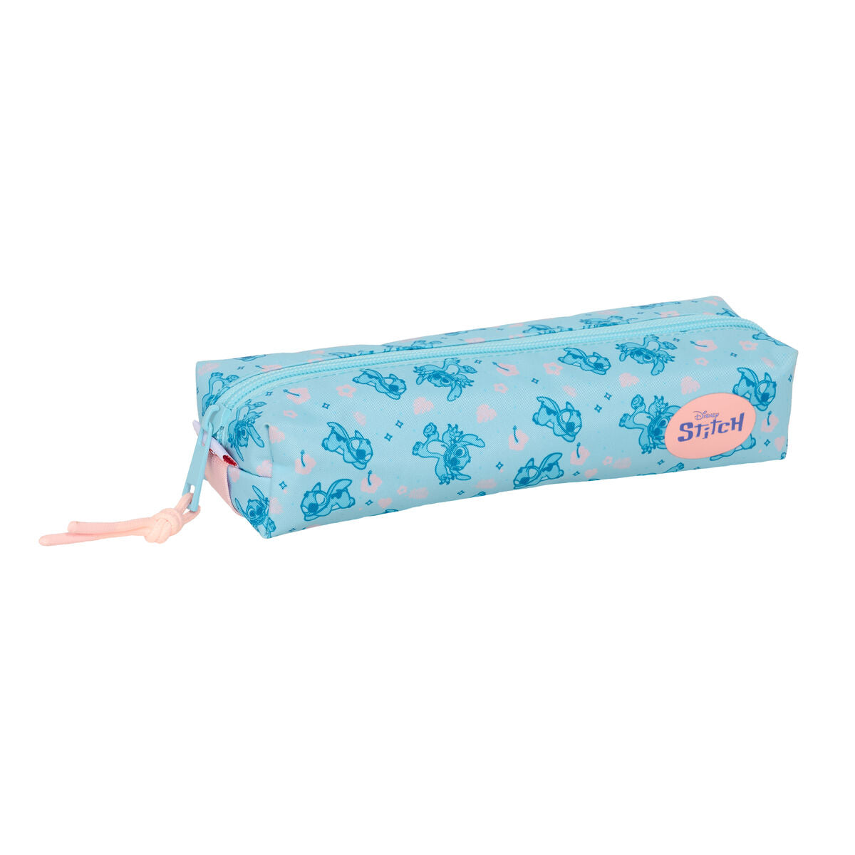 Fourre-tout Lilo & Stitch Ohana Bleu clair Rose clair 22 x 4 x 7 cm