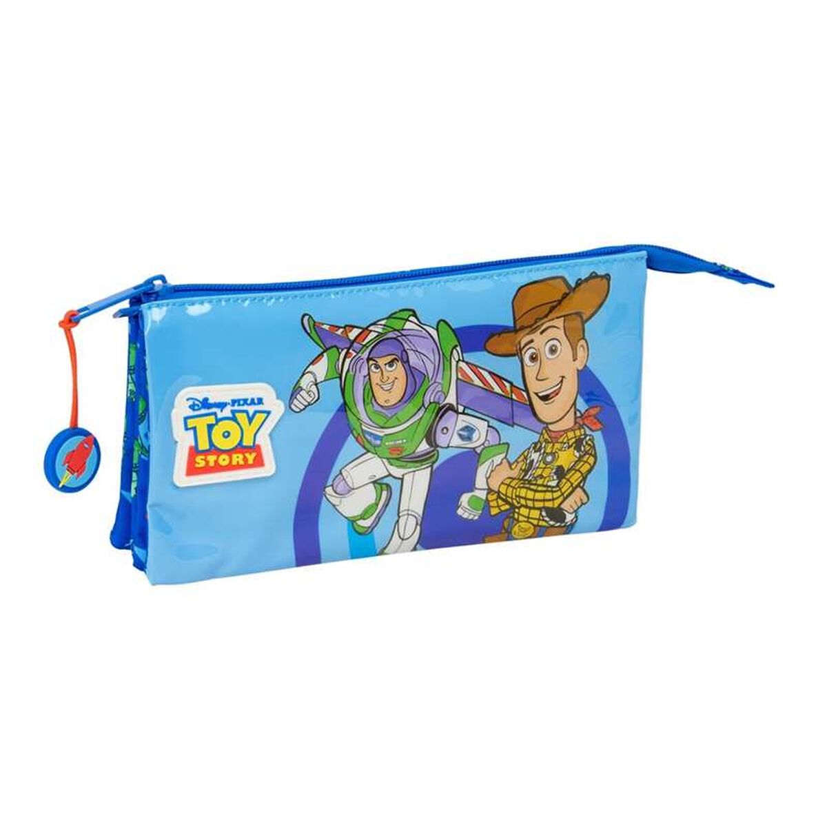 Fourre-tout Toy Story Good vibes 22 x 12 x 3 cm Bleu