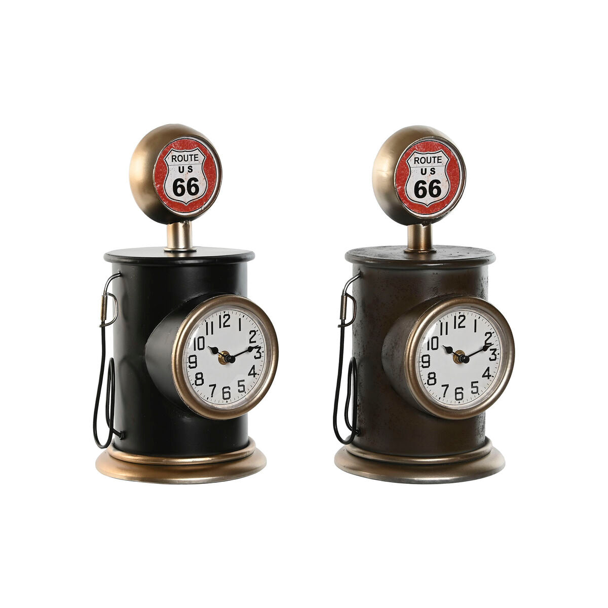 Horloge de table Home ESPRIT Multicouleur Métal