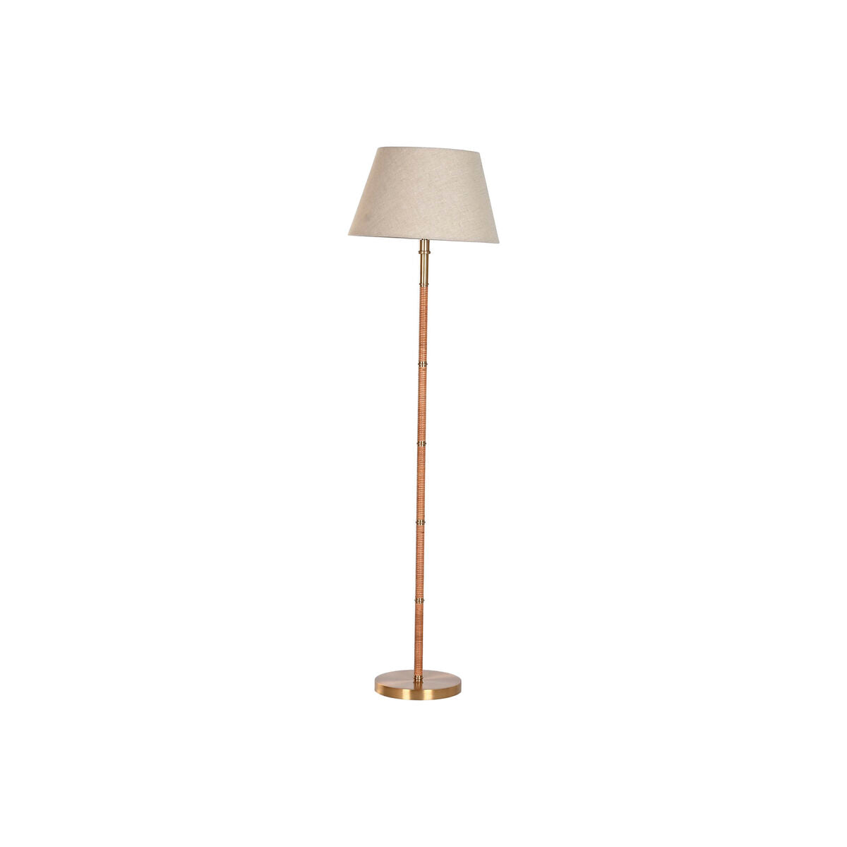 Lampadaire Home ESPRIT Beige Doré Naturel 50 W 220 V 42 x 42 x 154 cm