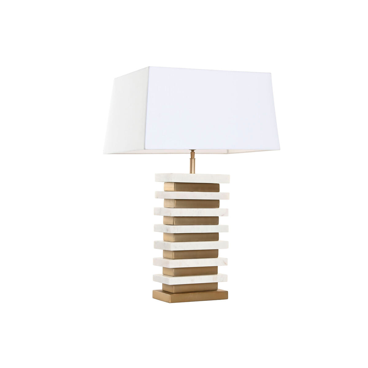 Lampe de bureau Home ESPRIT Blanc Doré 50 W 220 V