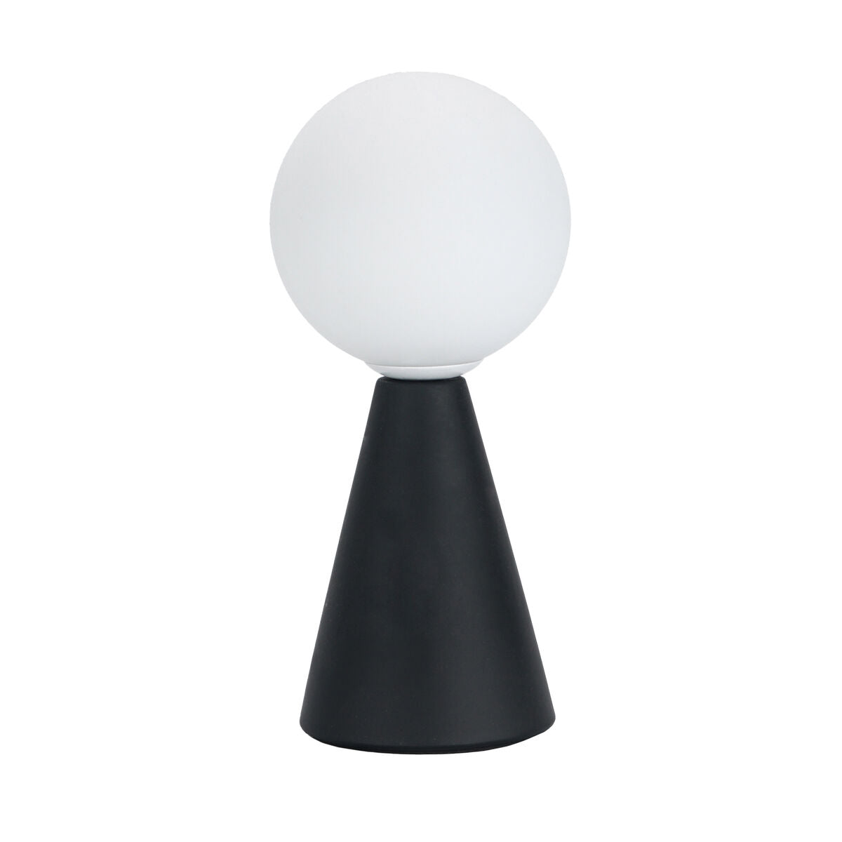 Lampe de bureau Versa Noir Céramique Verre 40 W 10 x 22,5 cm Prisme