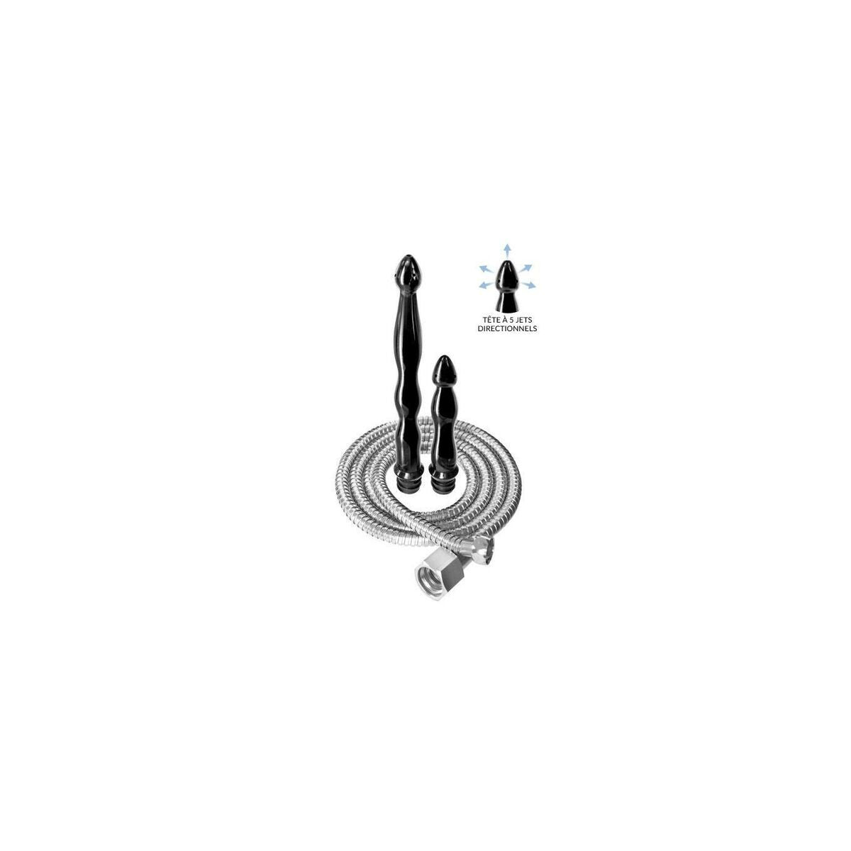 Lavement Showerplay Bleu Blanc Noir Rouge Transparent Lila Pourpre (Reconditionné A)