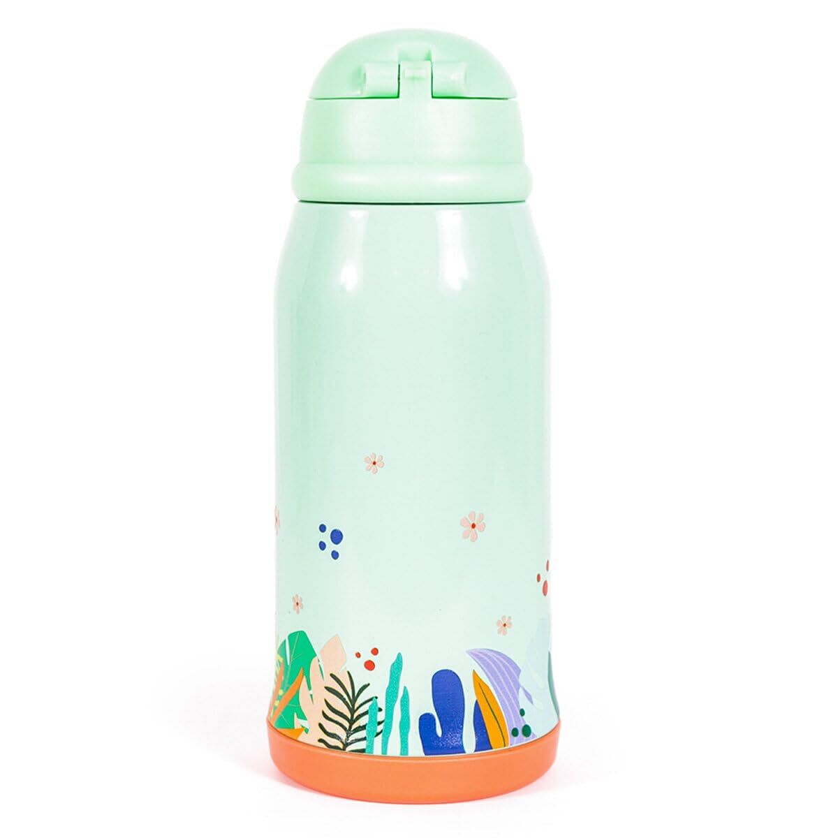 Milk&Moo Gourde enfant inox Jungle Friends 550ml vert sans BPA