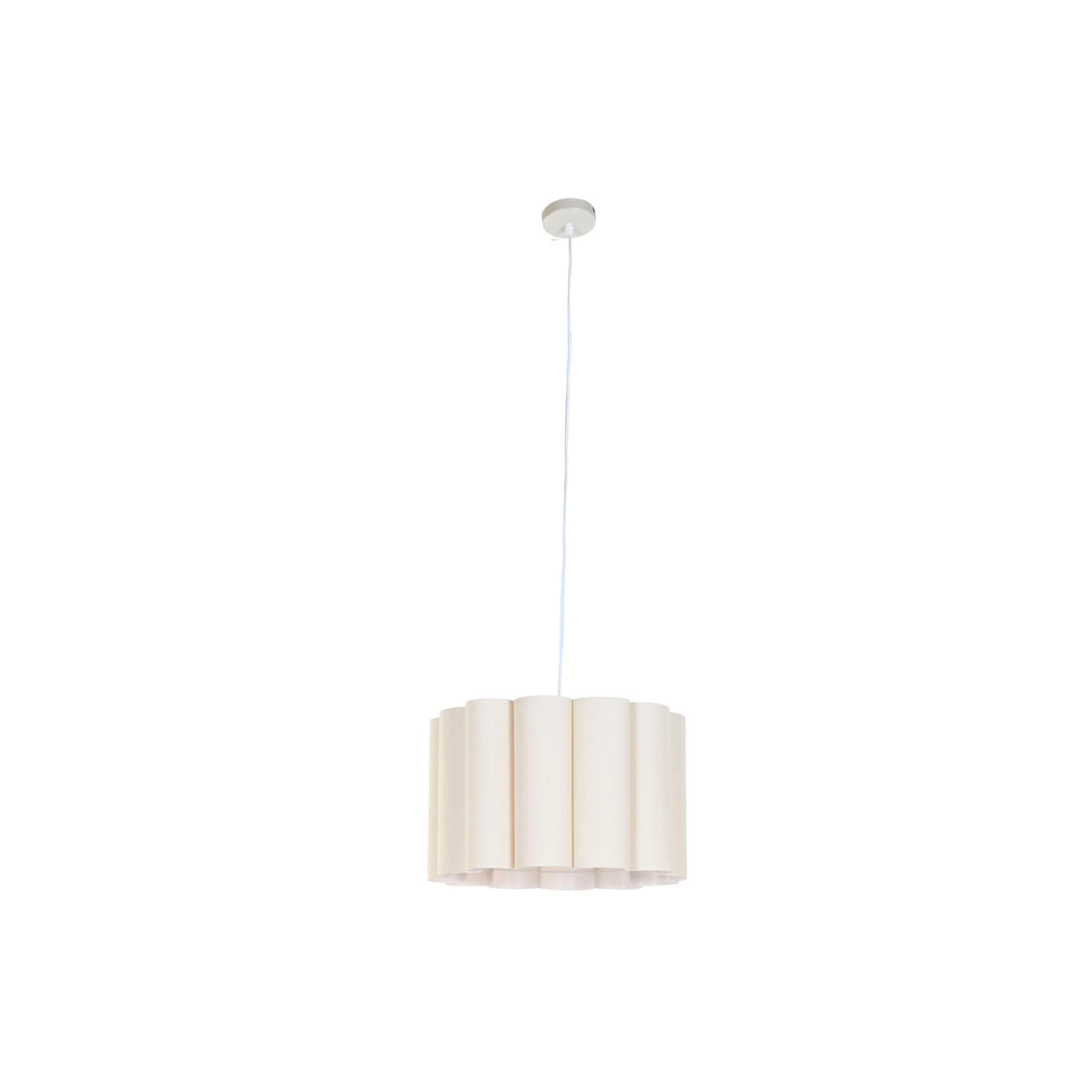 Suspension Home ESPRIT Blanc Beige Métal 50 W 50 x 50 x 30 cm
