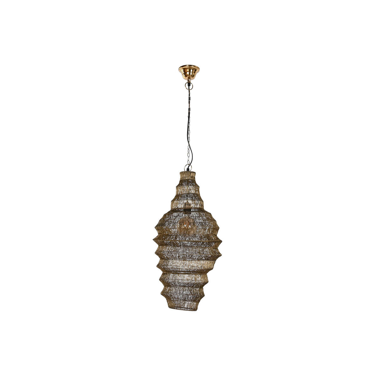 Suspension Home ESPRIT Doré Métal Fer 50 W 36 x 36 x 68 cm