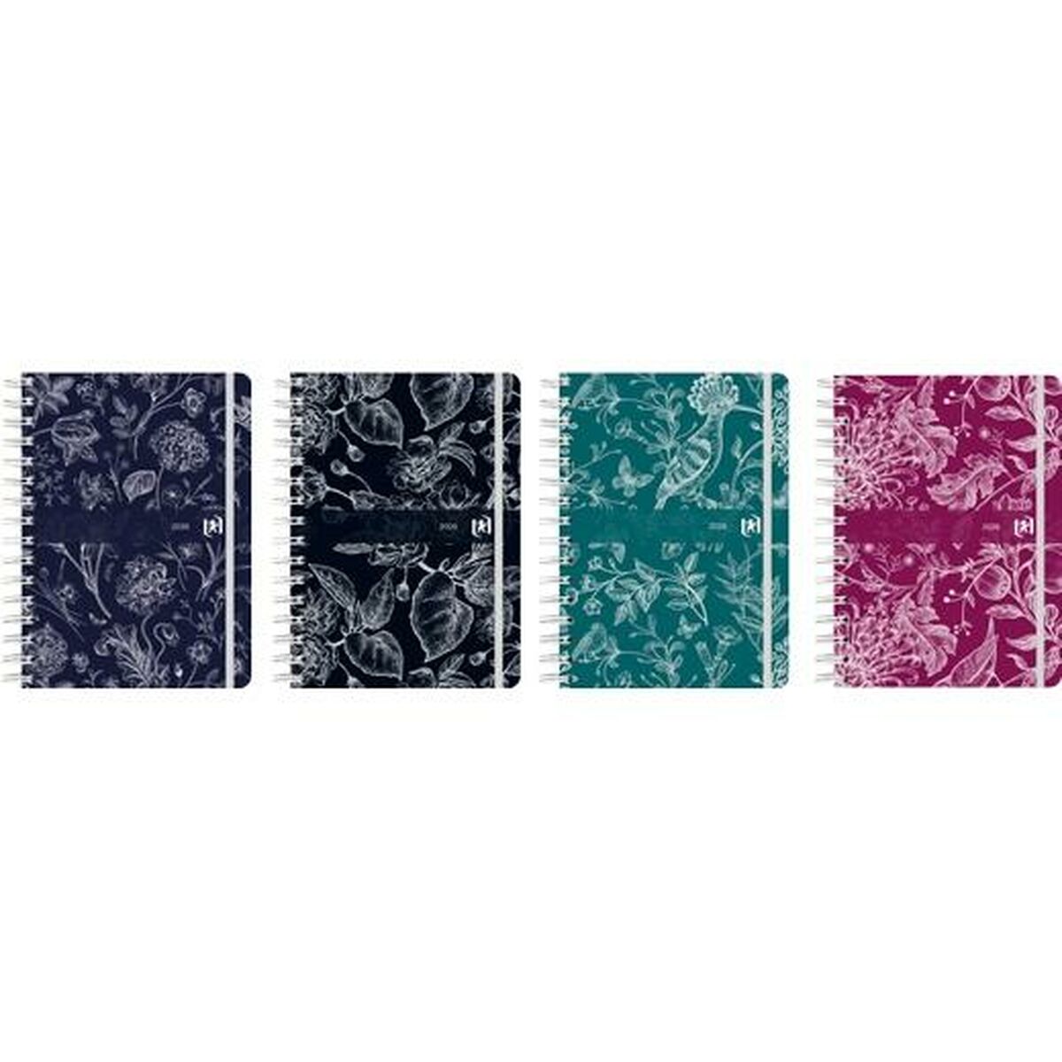 Agenda Oxford ROMANCE A5 21 x 14,8 cm 2026 (5 Unités)