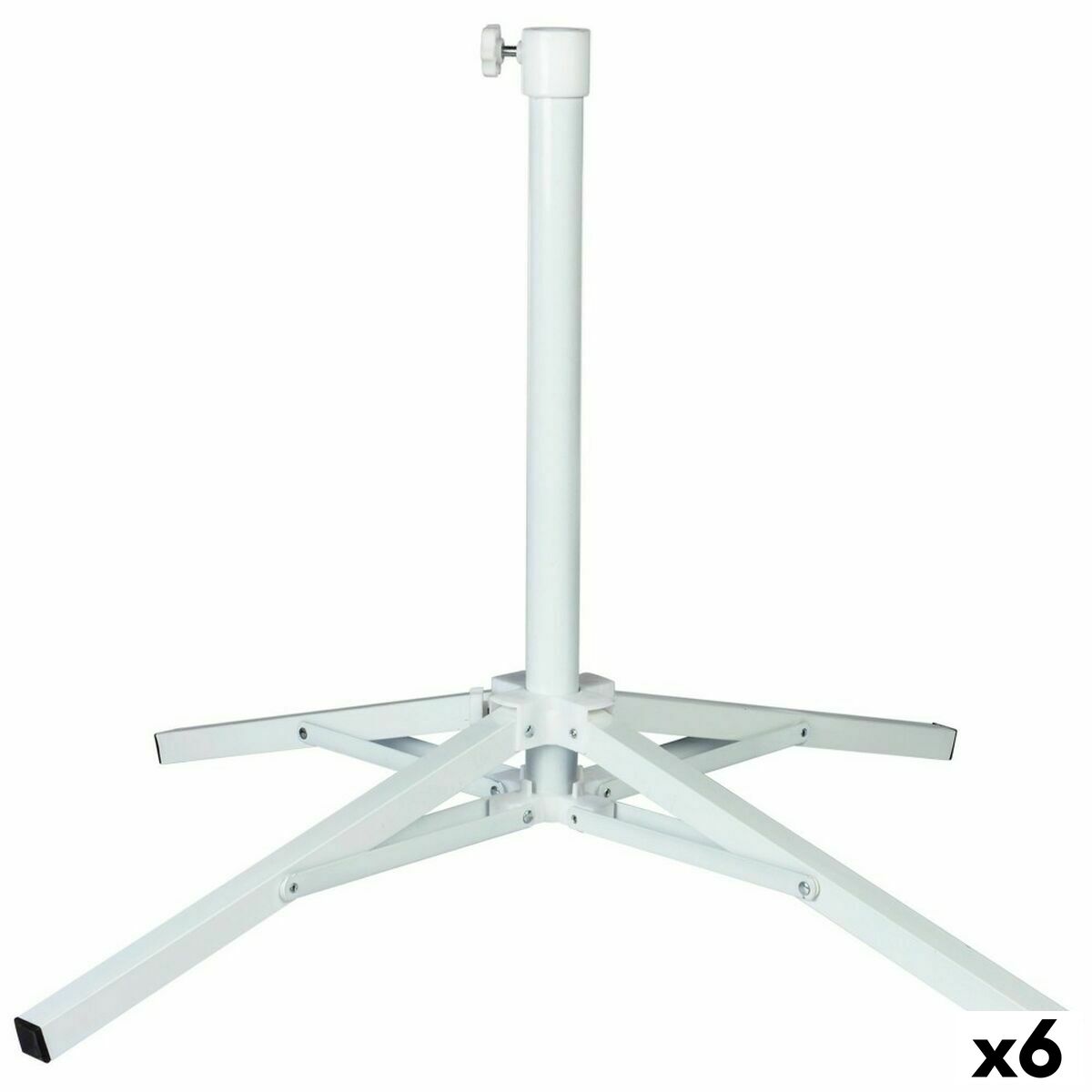 Base pour Parapluie Aktive Blanc — Lot de 6