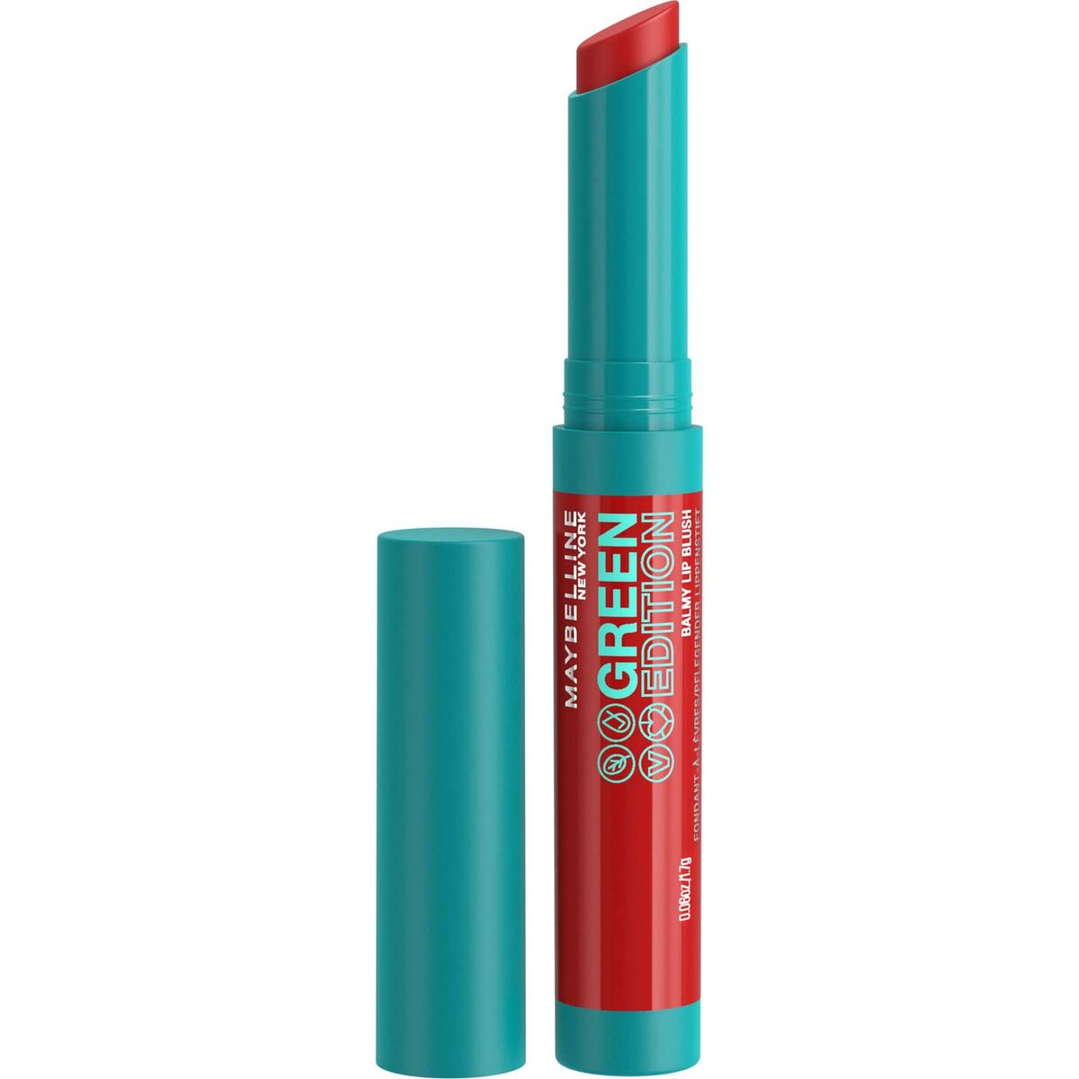 Baume à lèvres avec couleur Maybelline Green Edition Nº 02-Bonfire 1,7 g