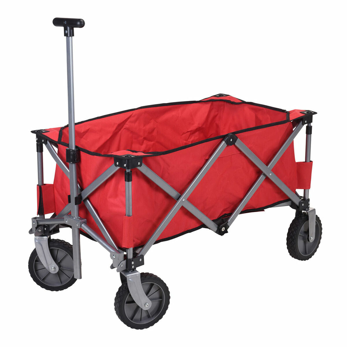 Chariot Multi-usages Outfit Rouge Gris 79 x 107 x 54 cm