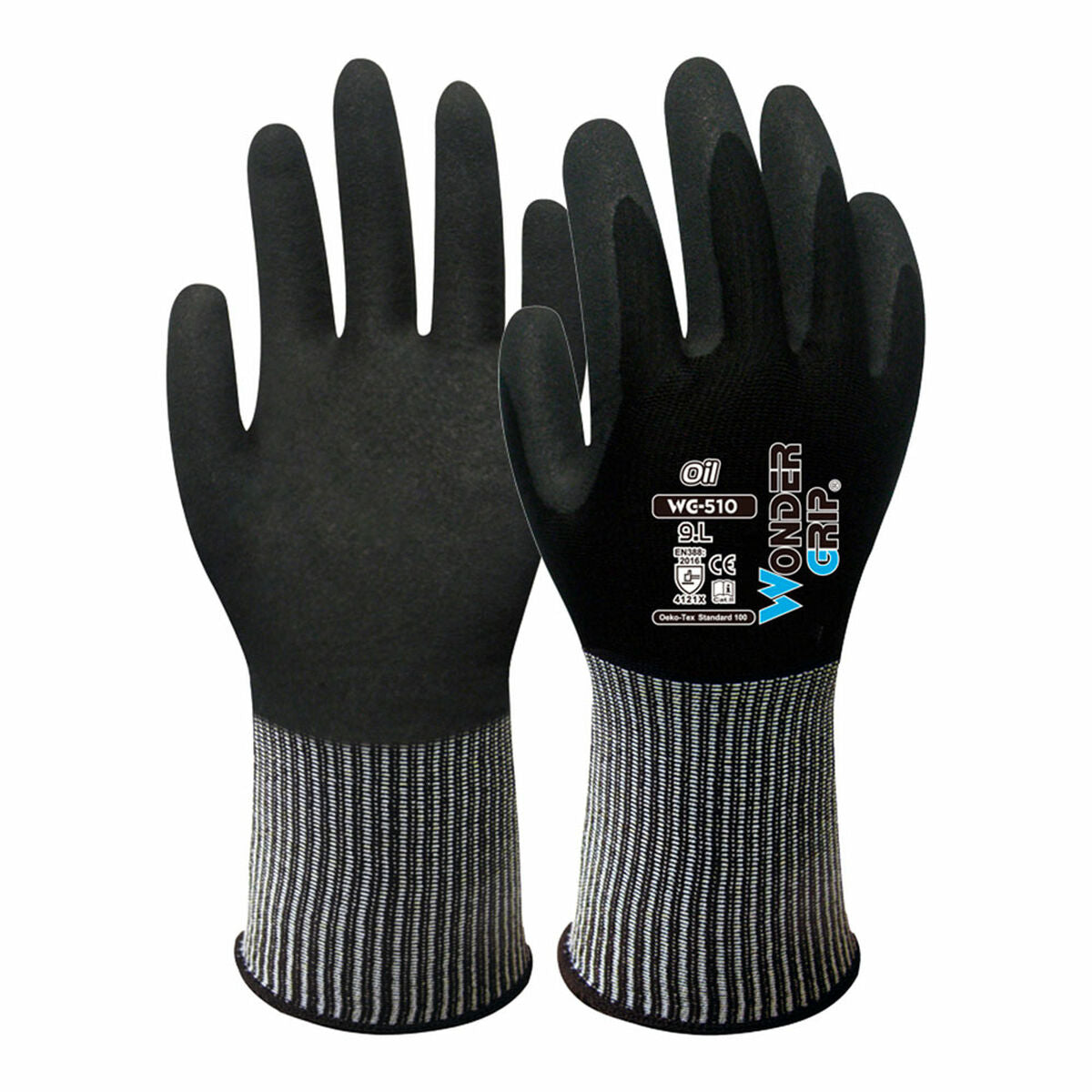 Gants de travail Wonder Grip Noir