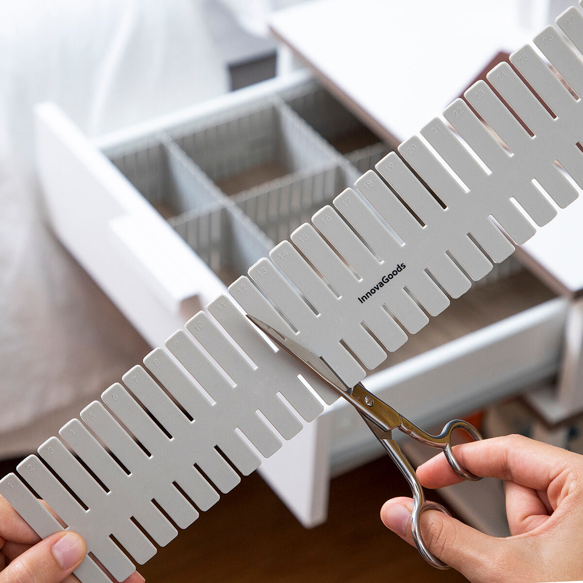 Set 16 Organisateurs de Tiroirs Réglables Condor — Rangement Modulable