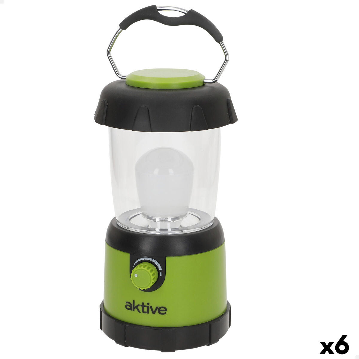 Lampe torche Aktive Métal Camping (6 unités)