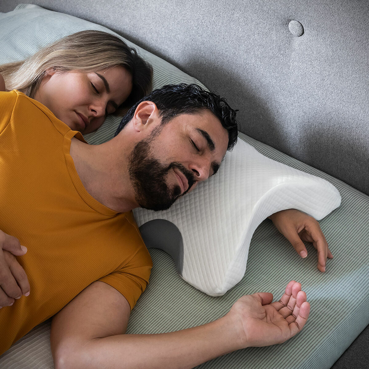 Oreiller Cervical Viscoélastique Cozzy InnovaGoods — Pour Couple