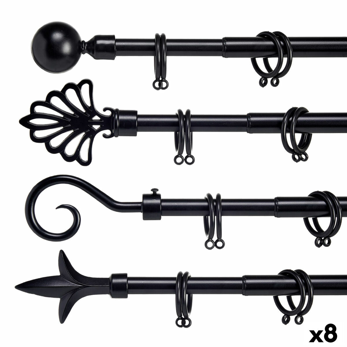 Tringle à Rideau Gift Decor Extensible (8 Unités)