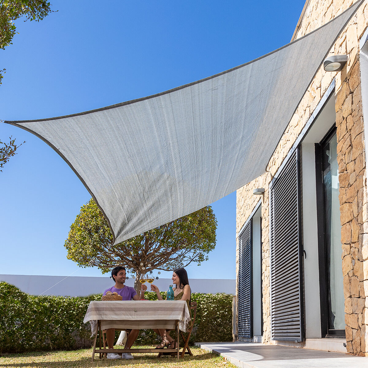 Voile d'Ombrage Rectangulaire Reshad InnovaGoods 3 x 4 m