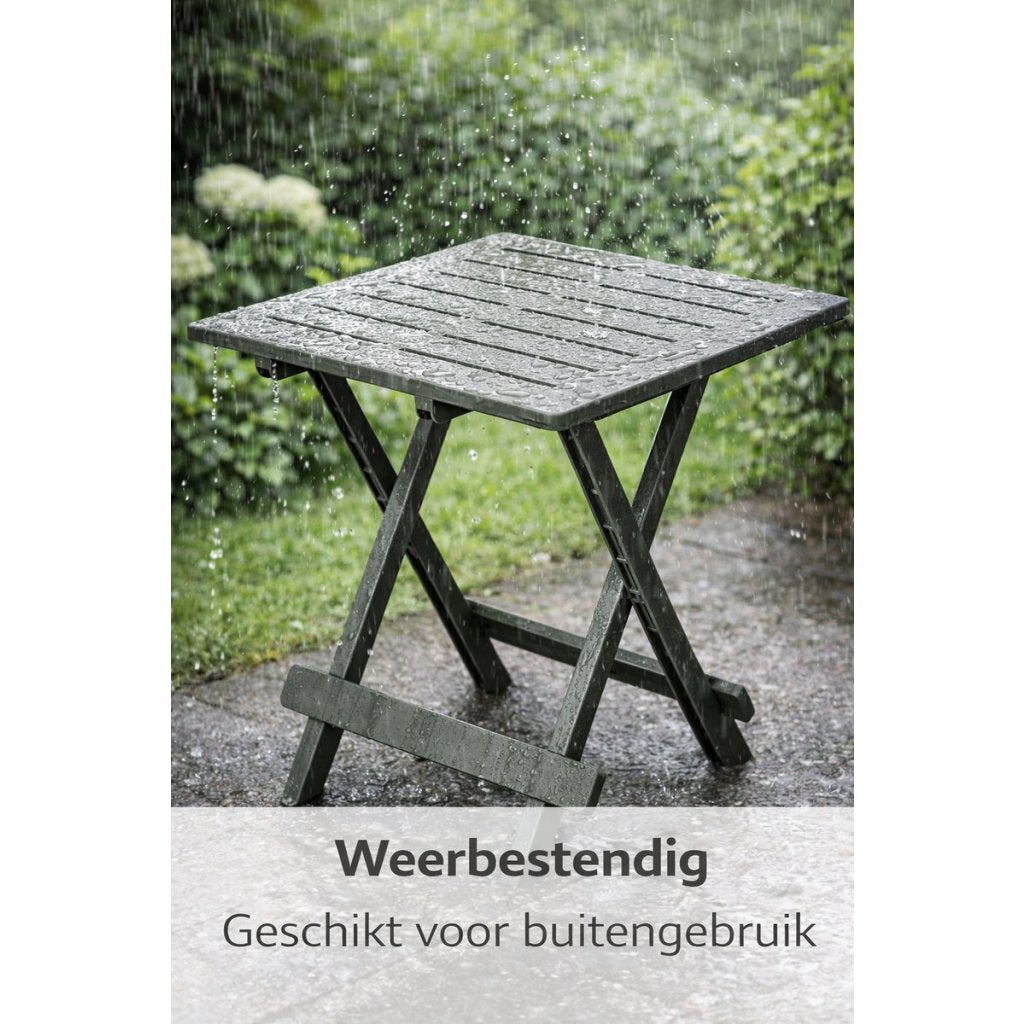 Pro Garden Campingtafel 50X43X43 Saliegroen/Kunststof