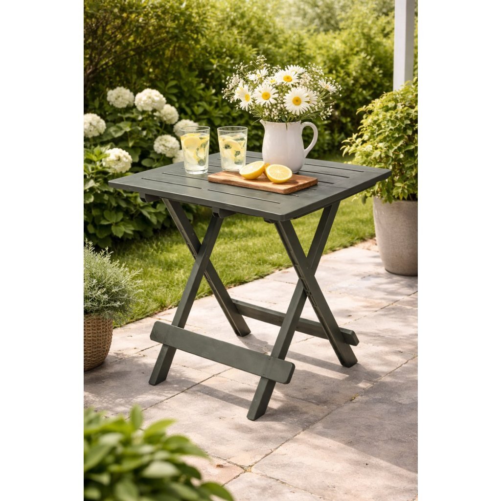 Pro Garden Campingtafel 50X43X43 Saliegroen/Kunststof
