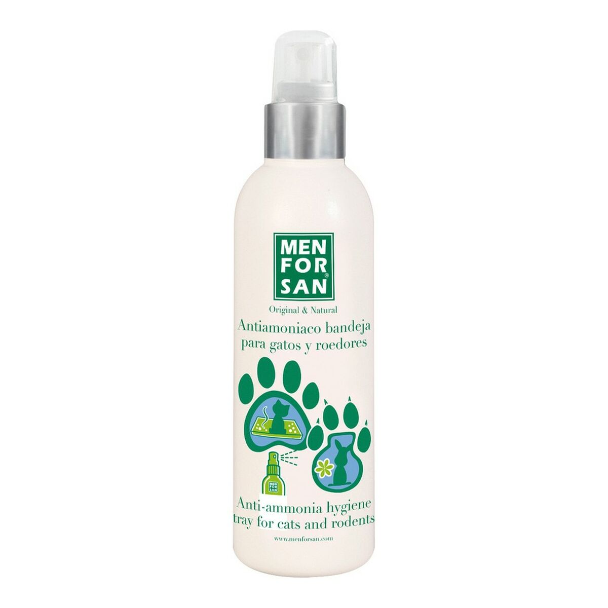 Anti-ammoniaque Menforsan 125 ml Chat Rongeurs Bac à sable