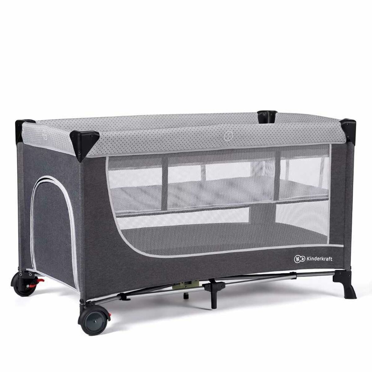 Baby Crib Kinderkraft KCLEOD00GRY0000