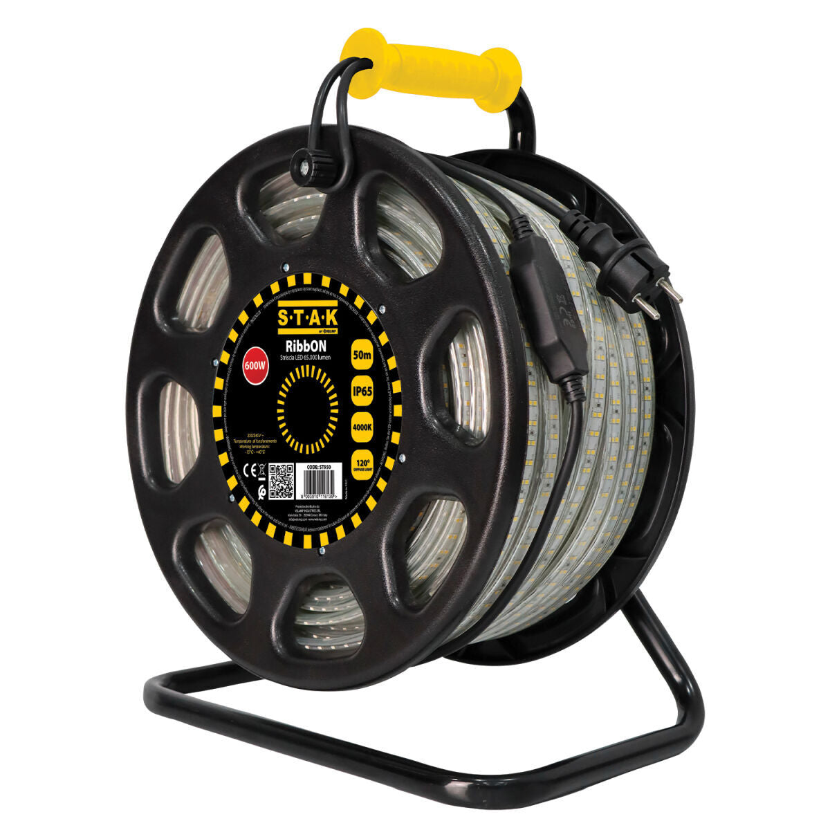 Bandes LED Stak 4000 K Noir Transparent Lumière blanche