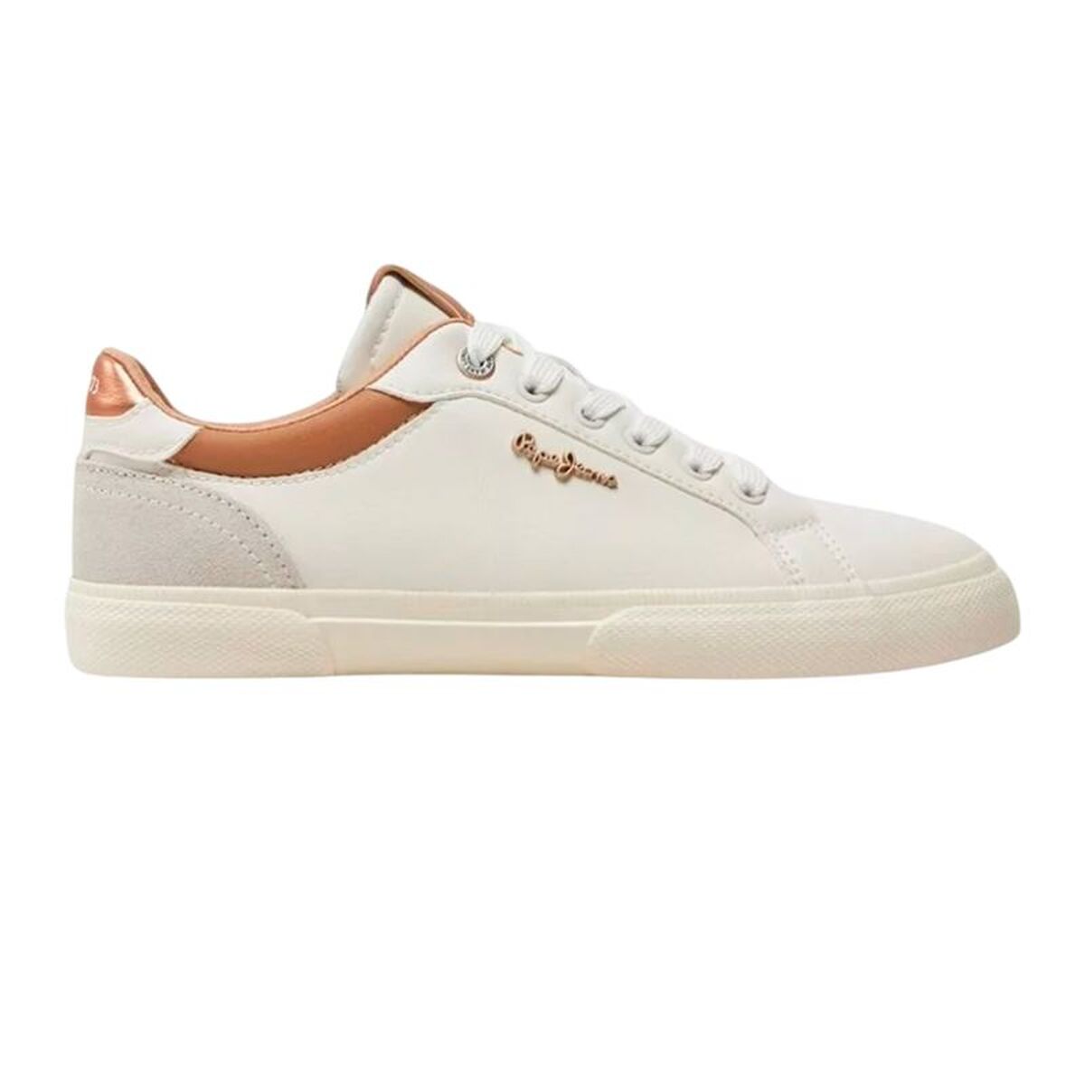 Baskets Casual pour Femme Pepe Jeans Kenton Court Marron Clair