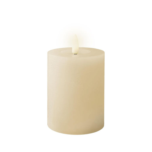 Bougie LED Lumineo Beige Crème Ø 7 x 11,2 cm (AAA)