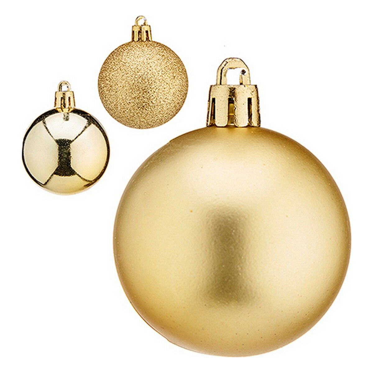 Boule de Noël Krist+ K1912484 Doré Plastique Ø 5 cm
