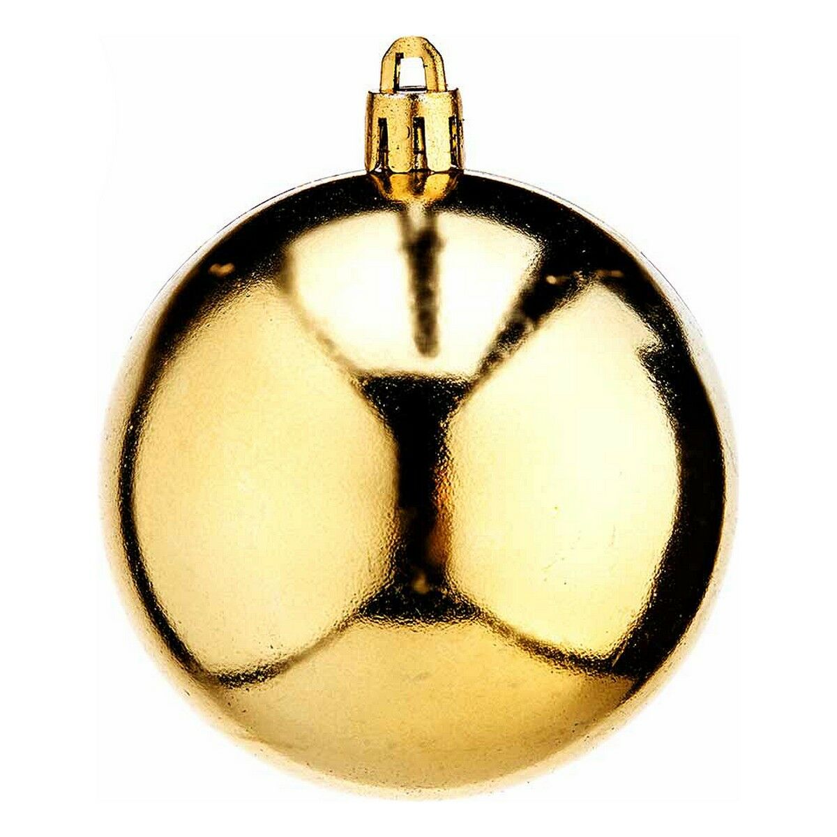 Boules de Noël Krist+ Doré PVC Ø 7 cm 12 Unités