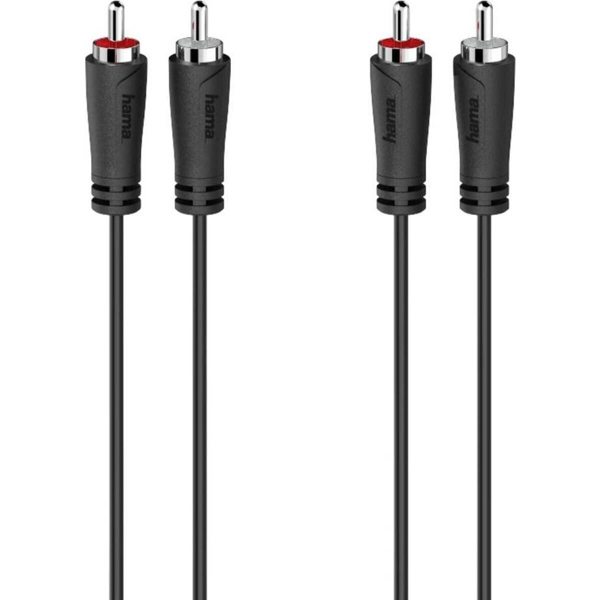 Câble 2 x RCA Hama 00205257 1,5 m