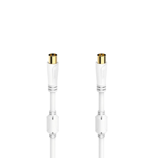 Câble Coaxial Antenne TV Hama 00205245 Blanc 75 cm
